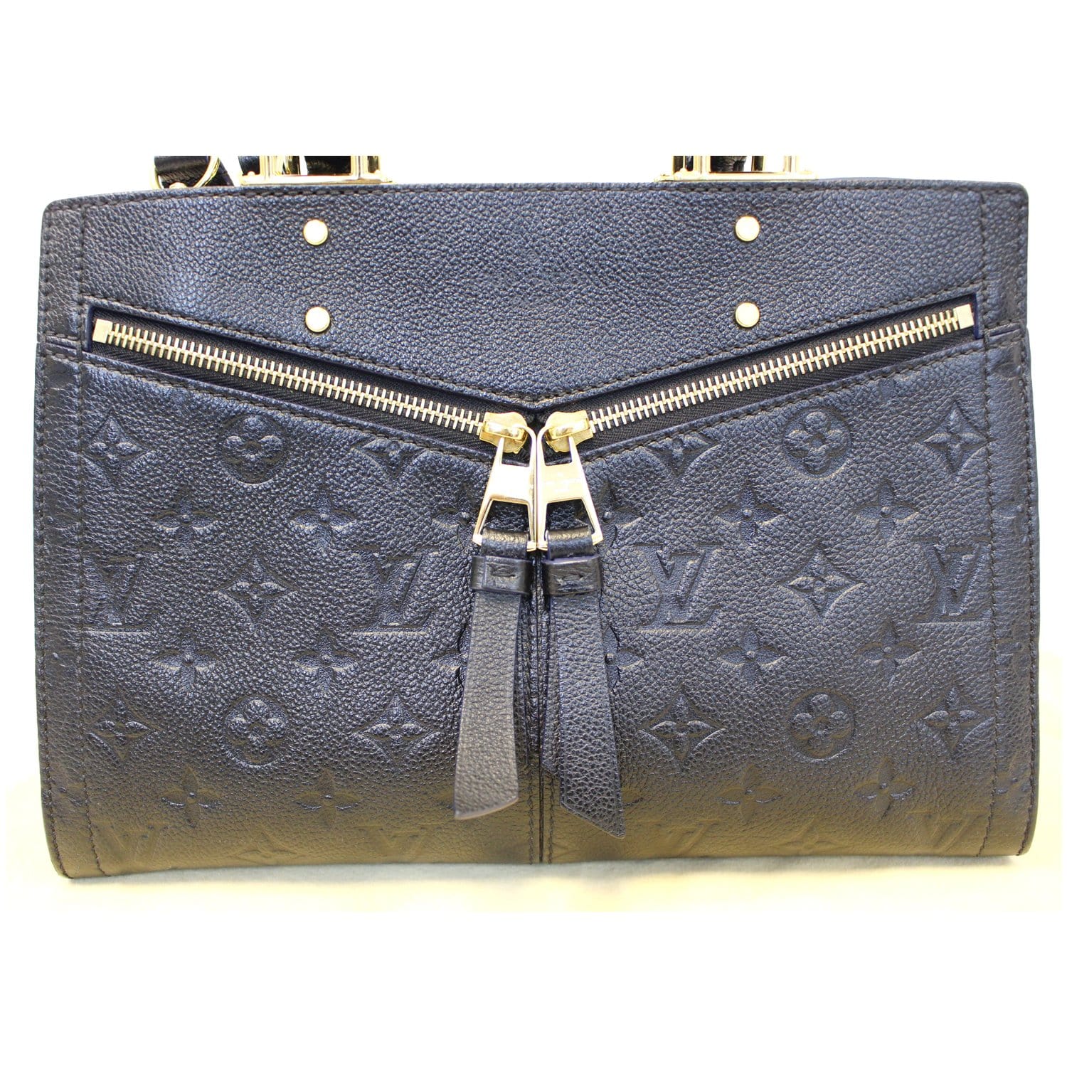 LOUIS VUITTON Sully PM Empreinte Black Leather Shoulder Handbag