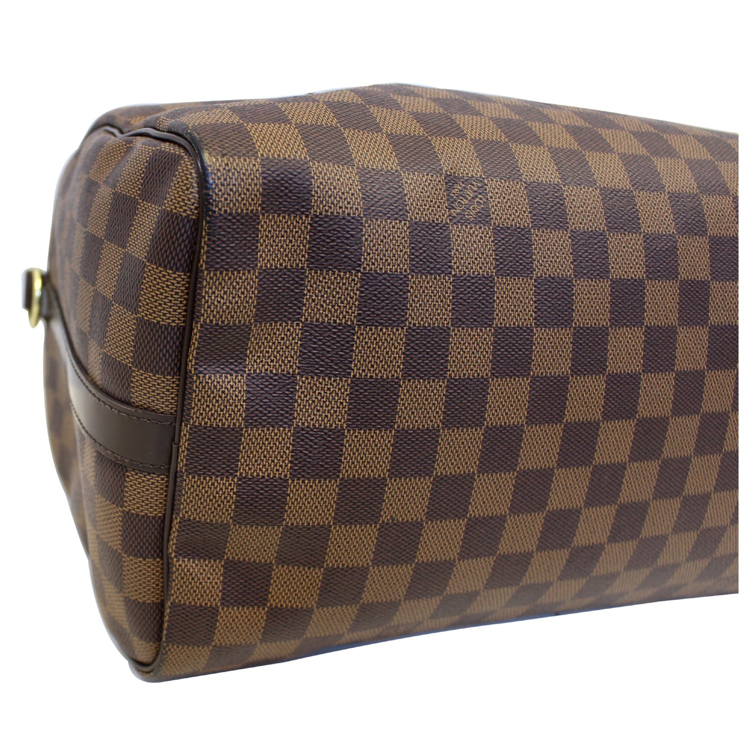 LOUIS VUITTON Damier Ebene Speedy 35 Bandouliere Shoulder Bag