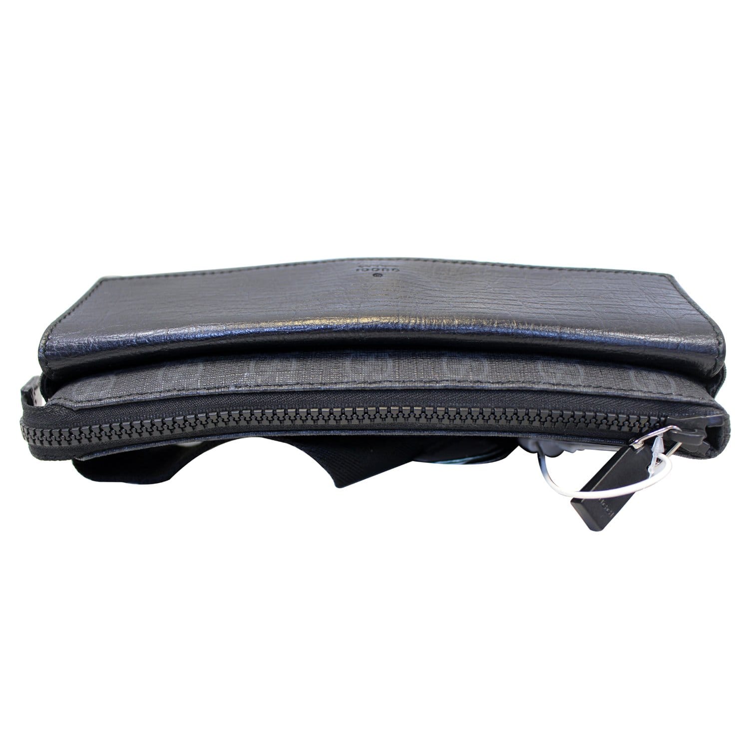 GUCCI Gucci Supreme Monogram Waist Bum Bag Black 161833