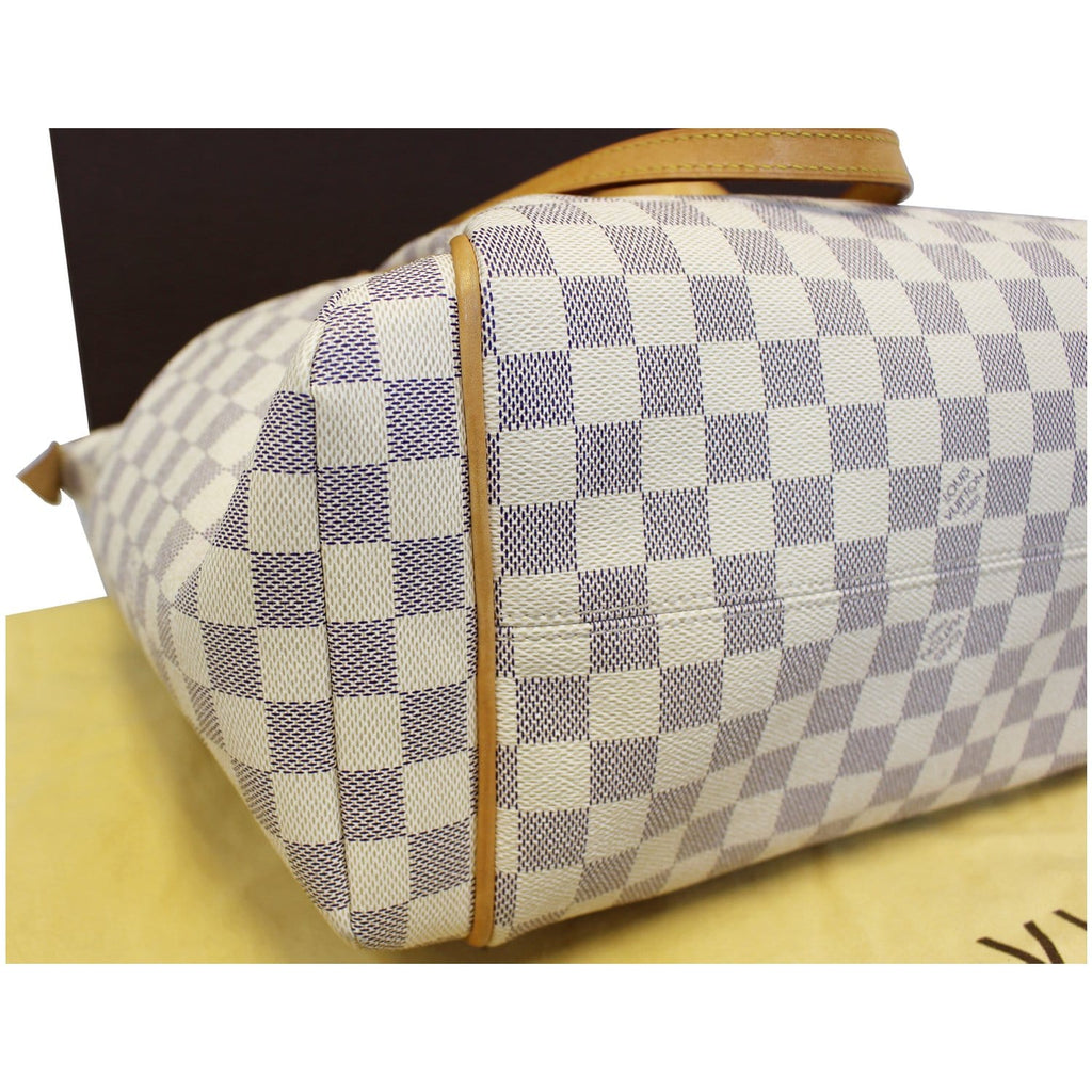 LOUIS VUITTON Totally MM Damier Azur Shoulder Handbag
