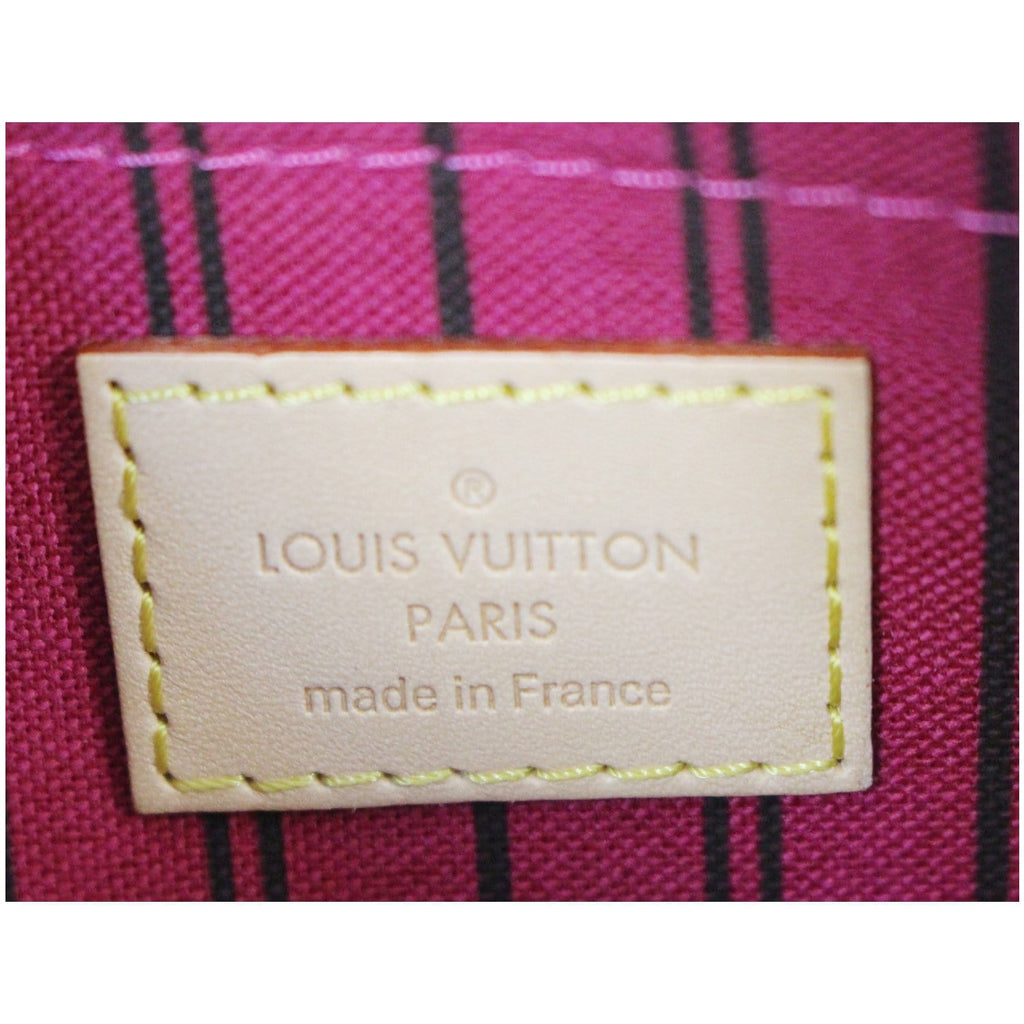 LOUIS VUITTON Pochette Wristlet Pouch Monogram Canvas Neverfull