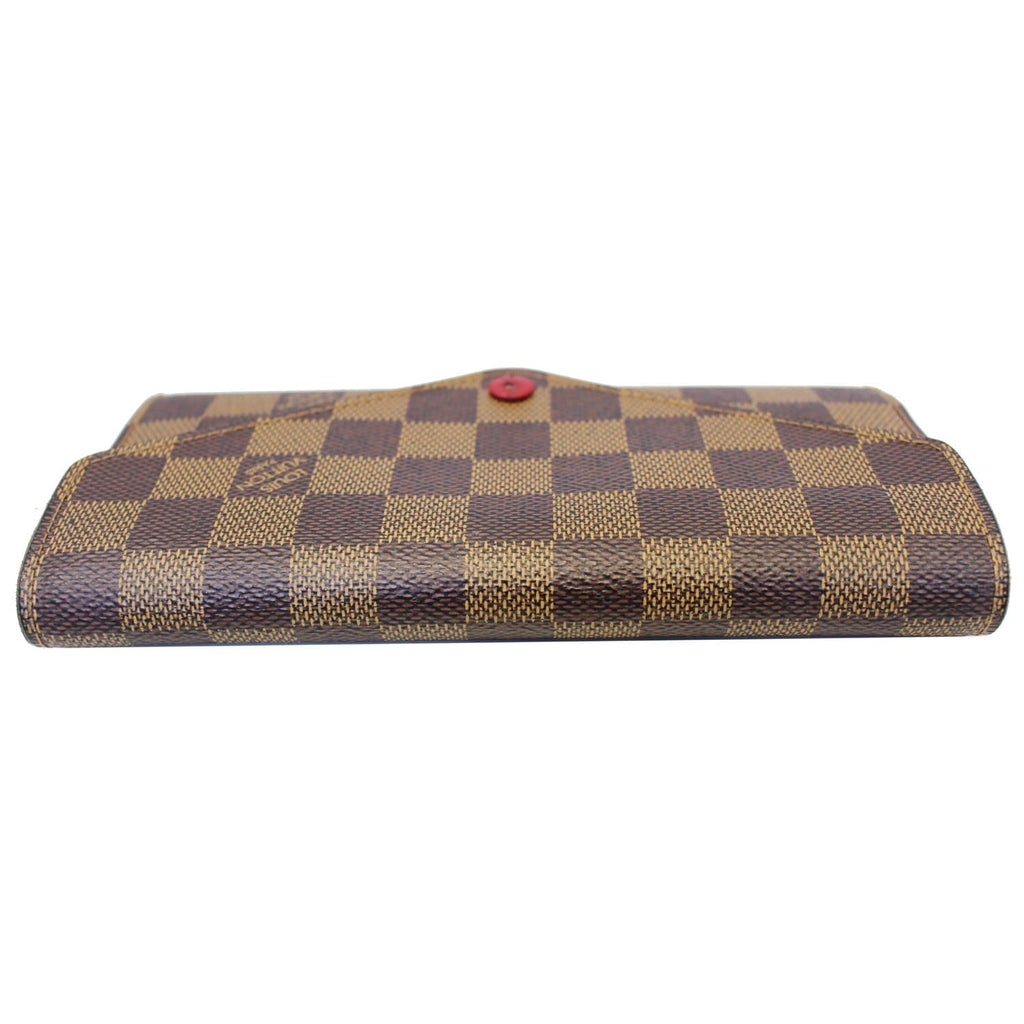 LOUIS VUITTON Damier Ebene Josephine Wallet Brown