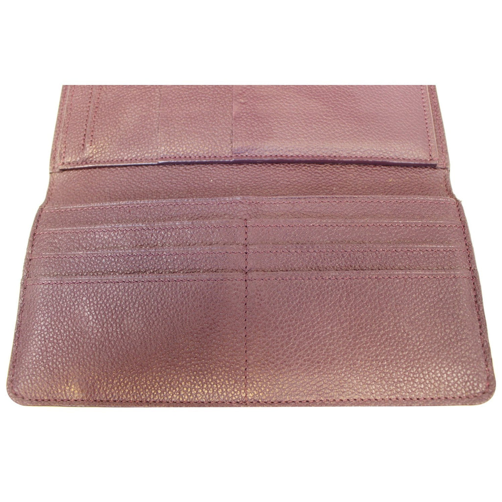 Louis Vuitton Empreinte Leather Trifold Wallet Purple