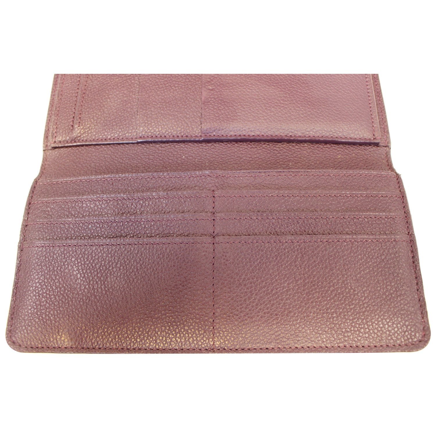 Louis Vuitton Empreinte Leather Trifold Wallet Purple