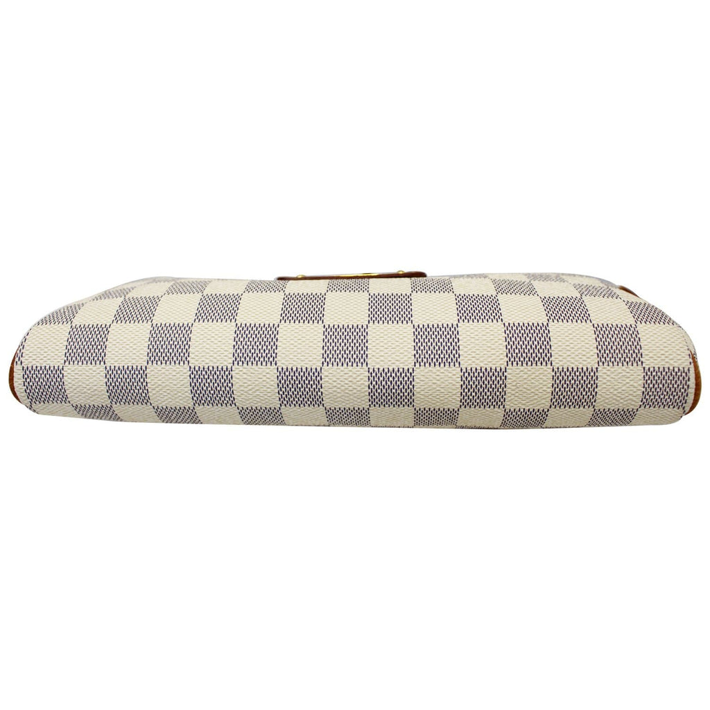 LOUIS VUITTON Damier Azur Eva Clutch Crossbody Bag