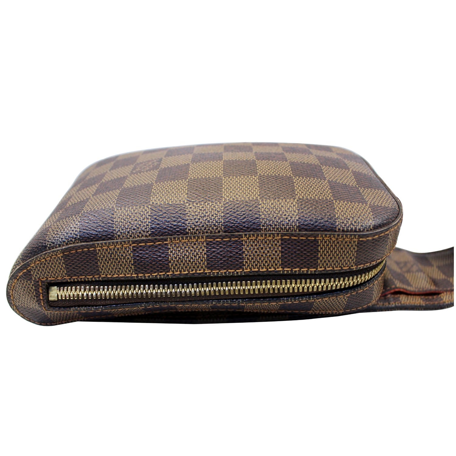 LOUIS VUITTON Damier Ebene Geronimos Brown Hip Bag