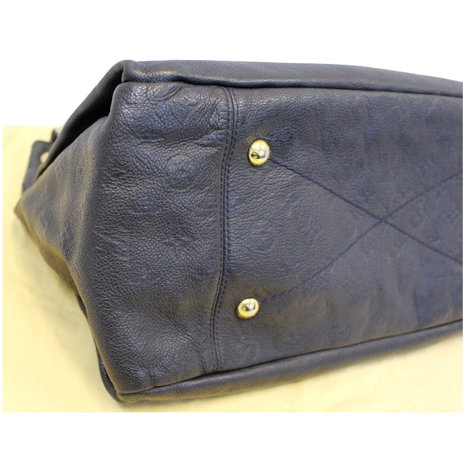 Louis Vuitton Artsy MM Empreinte Blue Infini Monogram Shoulder Bag