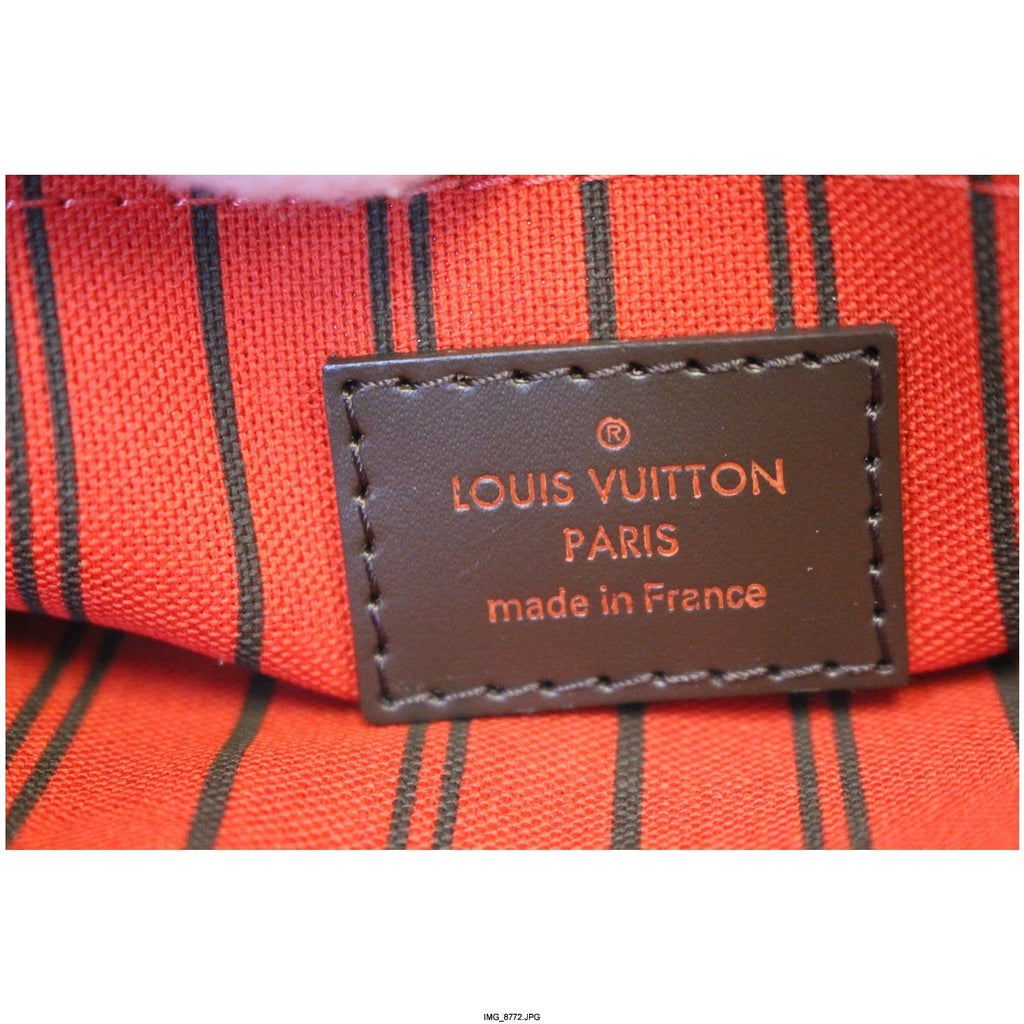 LOUIS VUITTON Pochette Wristlet Pouch Damier Ebene Neverfull MM