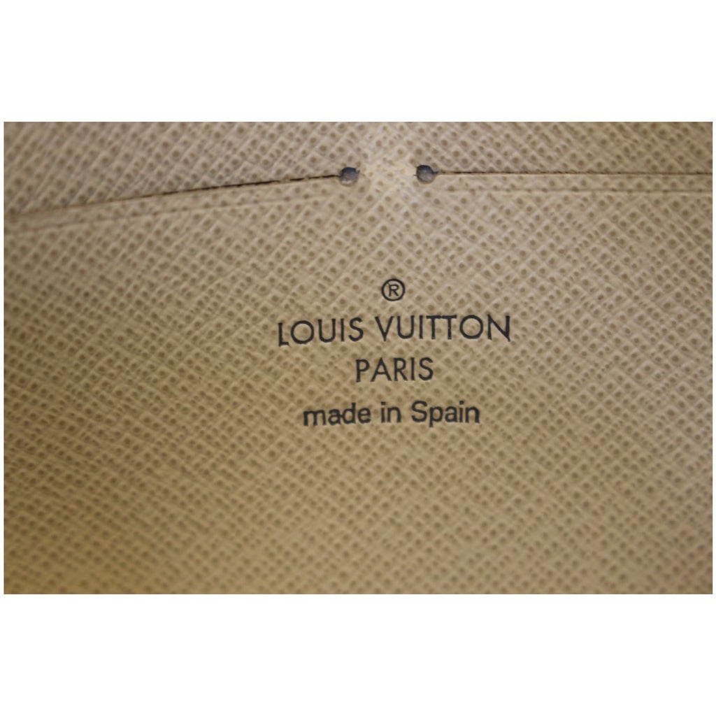 LOUIS VUITTON Damier Azur Zippy Zip Around Long Wallet