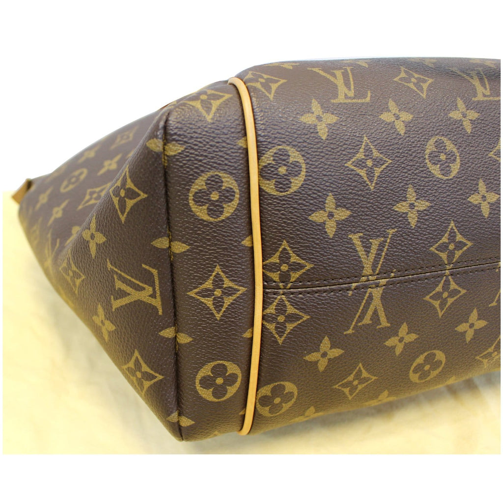 LOUIS VUITTON Totally GM Monogram Canvas Tote Shoulder Bag Brown
