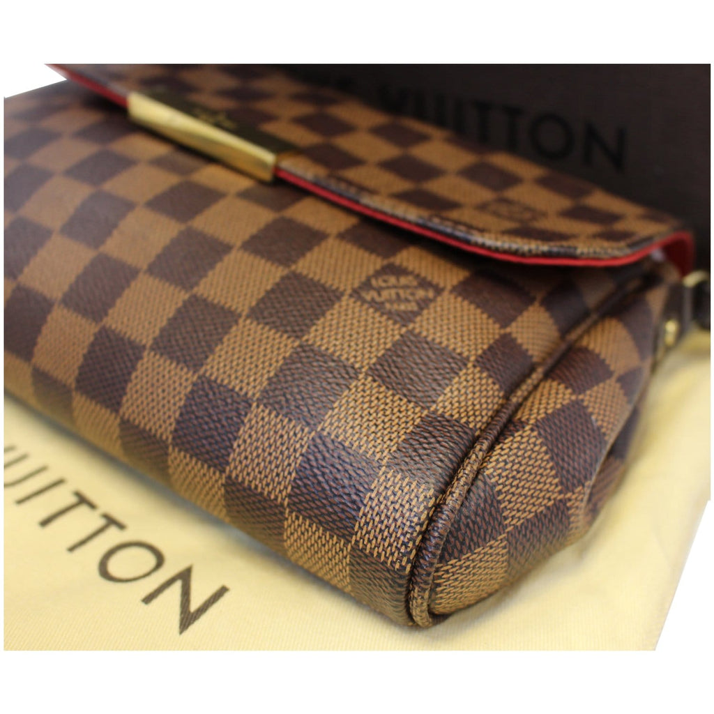LOUIS VUITTON Favorite MM Damier Ebene Crossbody Bag