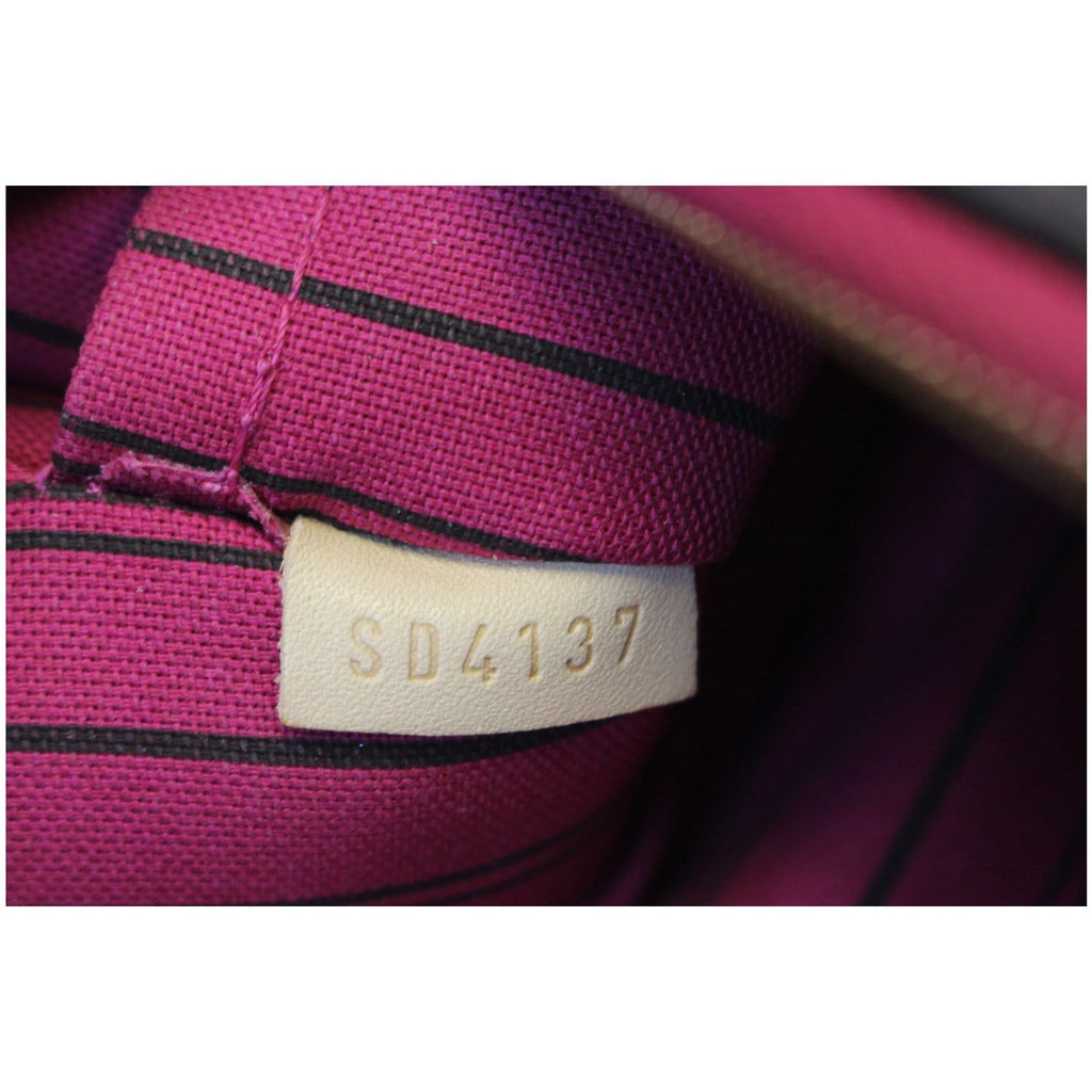 LOUIS VUITTON Pochette Wristlet Pouch Monogram Canvas Neverfull Fuchsia