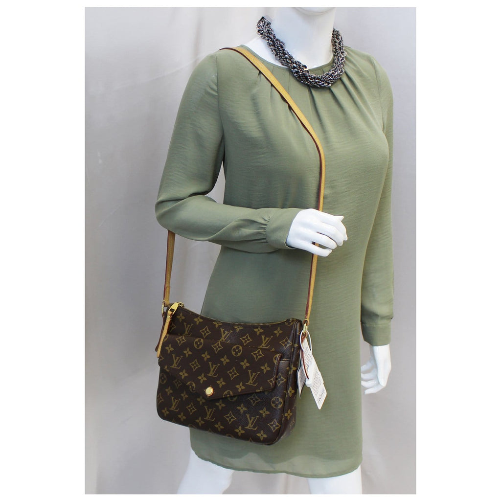 LOUIS VUITTON Mabillon Monogram Canvas Shoulder Crossbody Bag