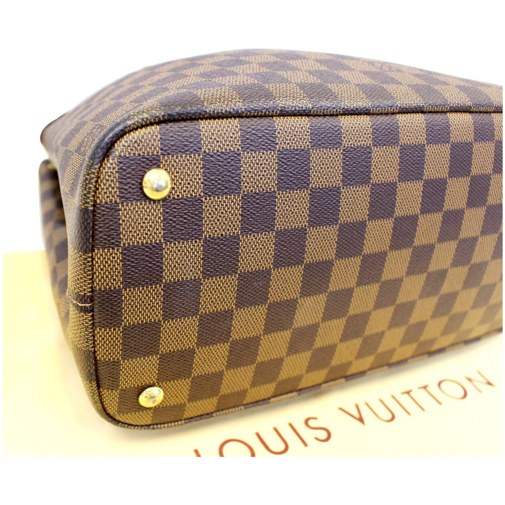 LOUIS VUITTON Kensington Damier Ebene Shoulder Handbag