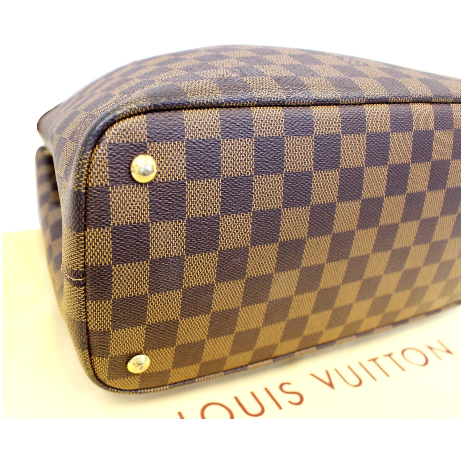 LOUIS VUITTON Kensington Damier Ebene Shoulder Handbag