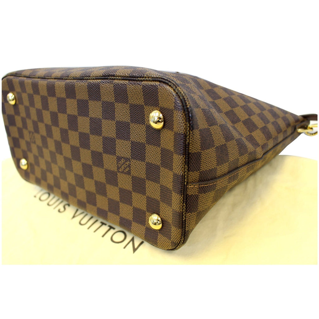 LOUIS VUITTON Belmont Damier Ebene Shoulder Handbag