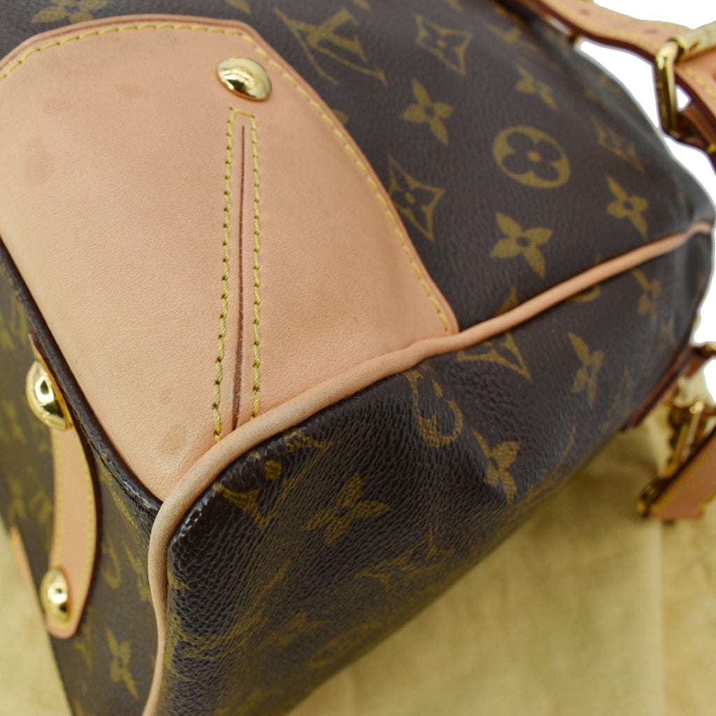 LOUIS VUITTON Retiro GM Monogram Canvas Shoulder Bag Brown