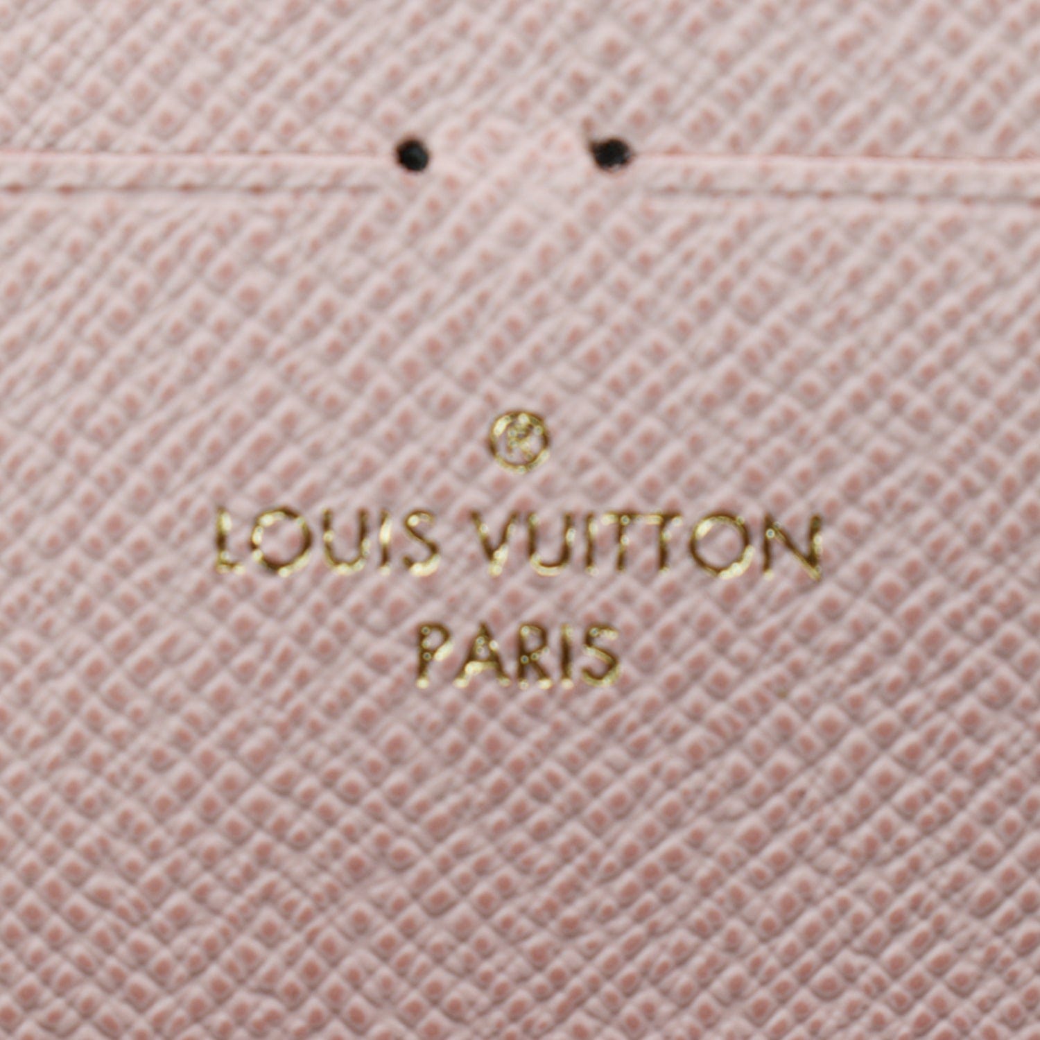 LOUIS VUITTON Clemence Monogram Canvas Zippy Wallet Brown