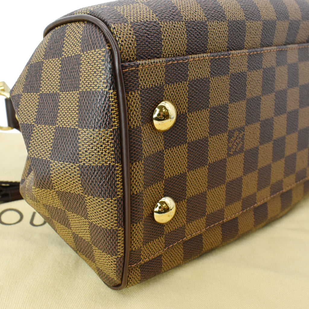 LOUIS VUITTON Trevi PM Damier Ebene Shoulder Bag Brown