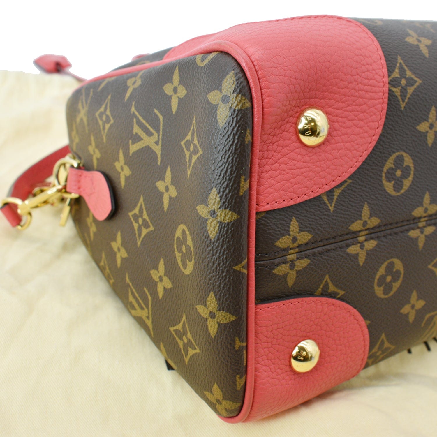 LOUIS VUITTON Retiro NM Monogram Canvas 2Way Shoulder Bag Red - 10% OFF