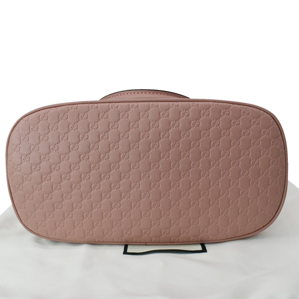 GUCCI Mini Dome Micro Guccissima Leather Shoulder Bag Pink 449654