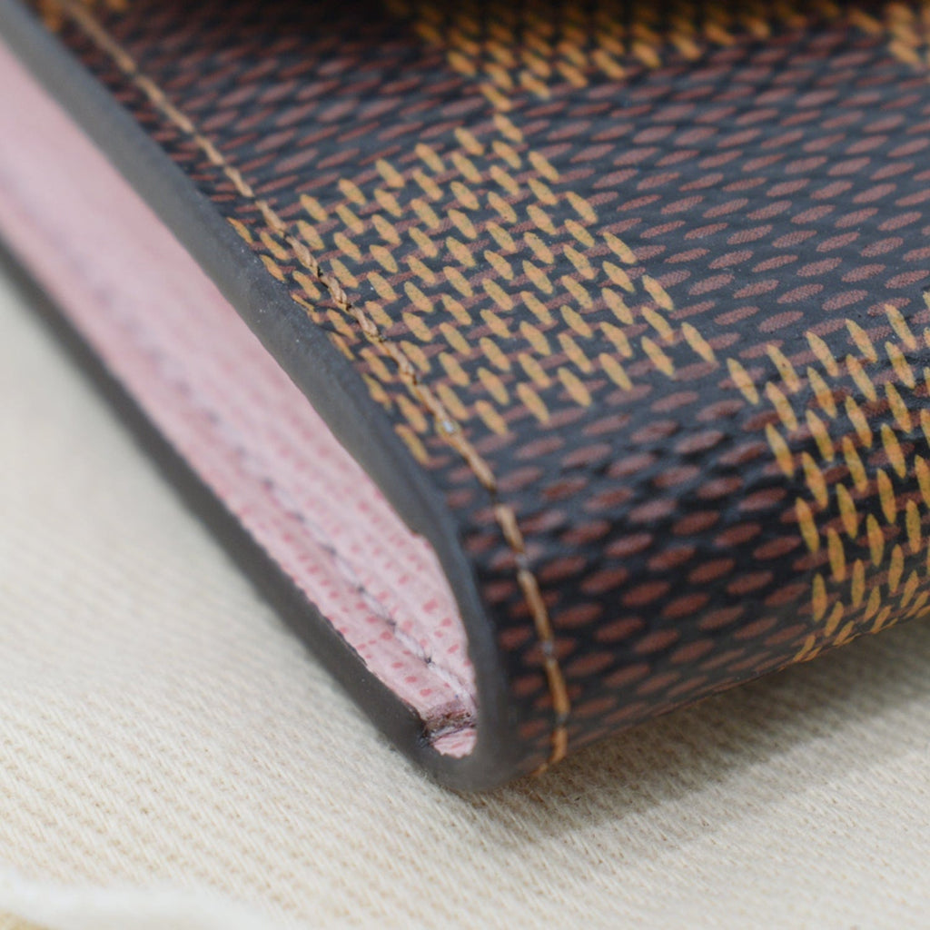 LOUIS VUITTON Rosalie Monogram Canvas Coin Wallet Rose Ballerine