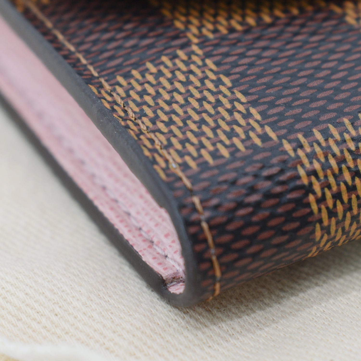 LOUIS VUITTON Rosalie Monogram Canvas Coin Wallet Rose Ballerine