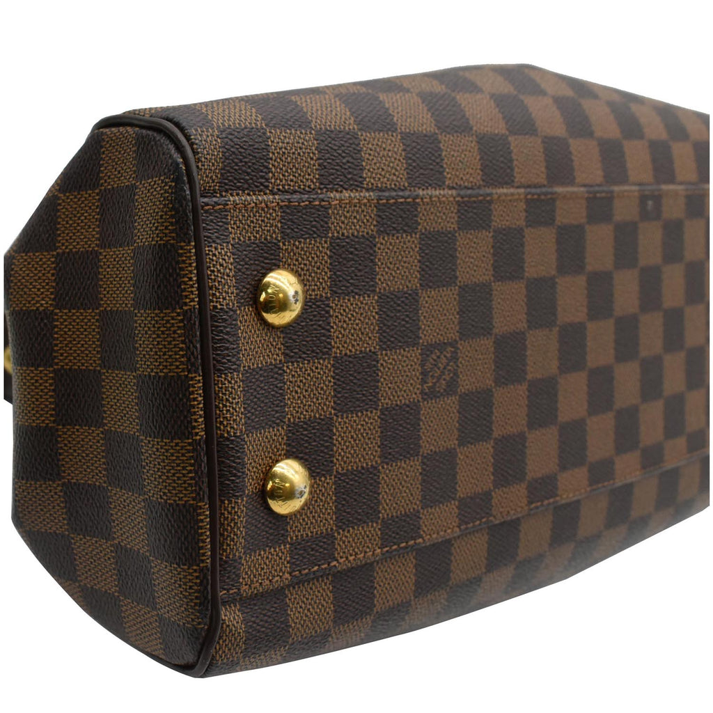 LOUIS VUITTON Trevi PM Damier Ebene Shoulder Bag Brown