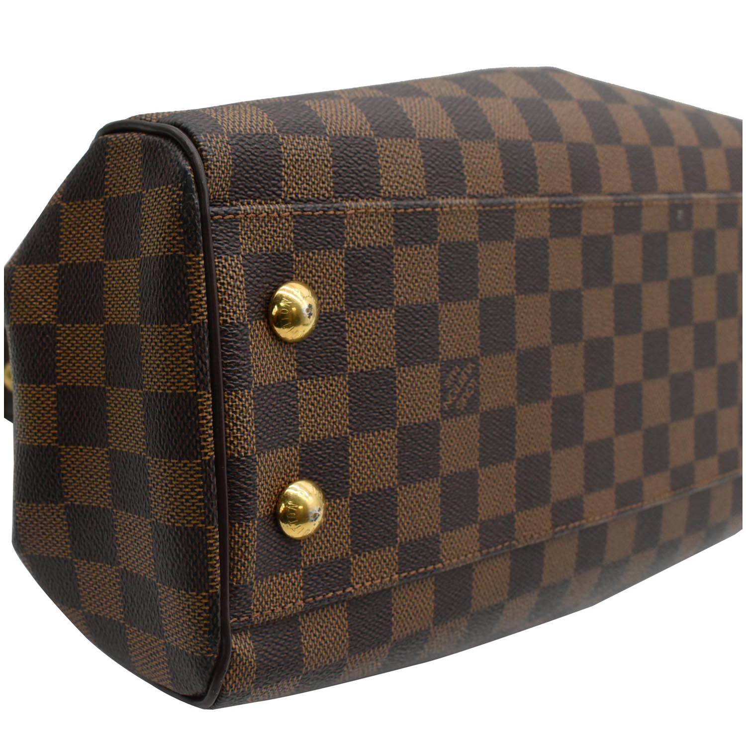 LOUIS VUITTON Trevi PM Damier Ebene Shoulder Bag Brown