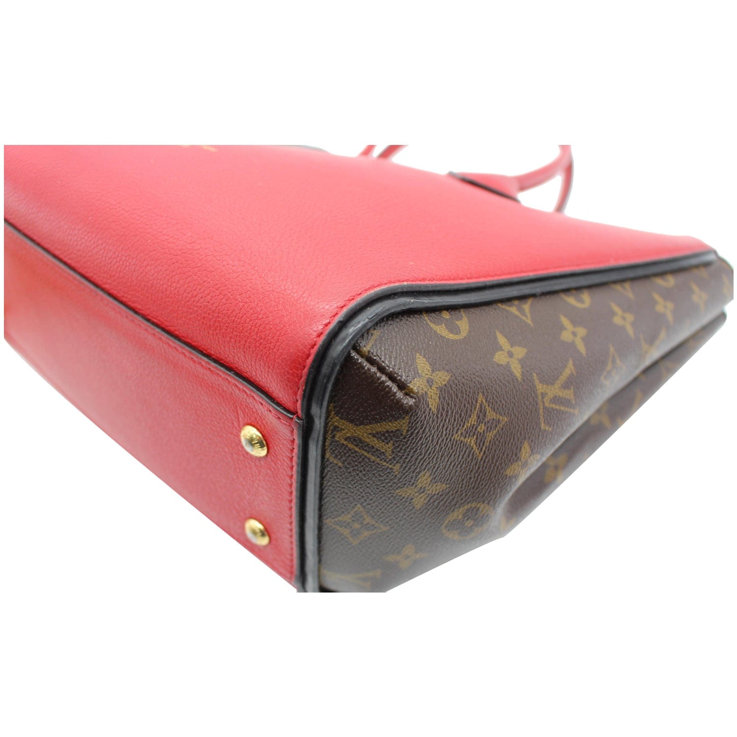 LOUIS VUITTON Kimono Monogram  Tote Bag Brown/Cerise