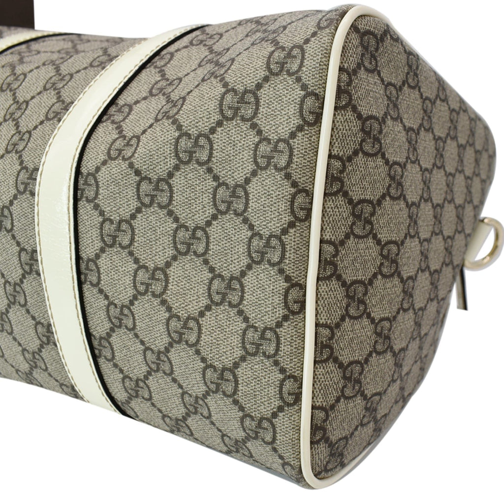 GUCCI Gucci Plus Joy Monogram Canvas Boston Bag Beige 193603