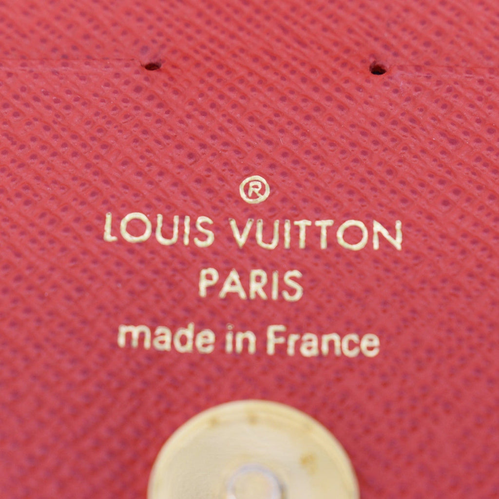 LOUIS VUITTON Adele Monogram Canvas Wallet Brown