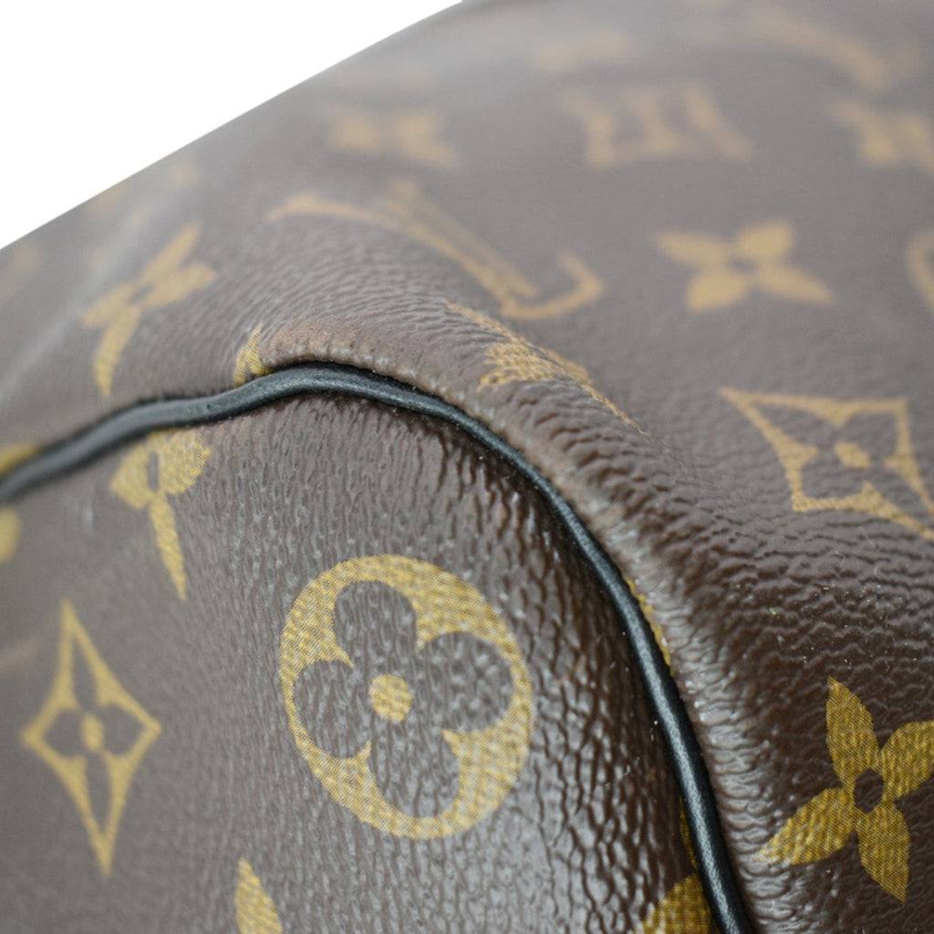 LOUIS VUITTON Keepall 45 Bandouliere Monogram Canvas Travel Bag Brown