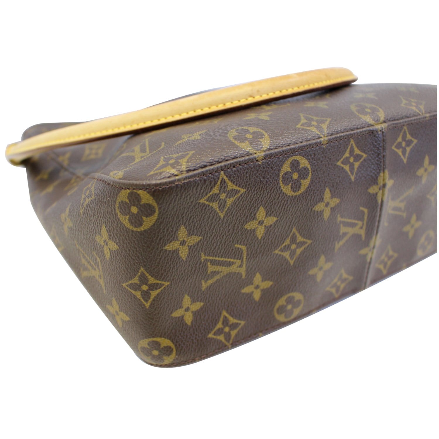 LOUIS VUITTON Monogram Canvas Looping GM Brown Shoulder Bag