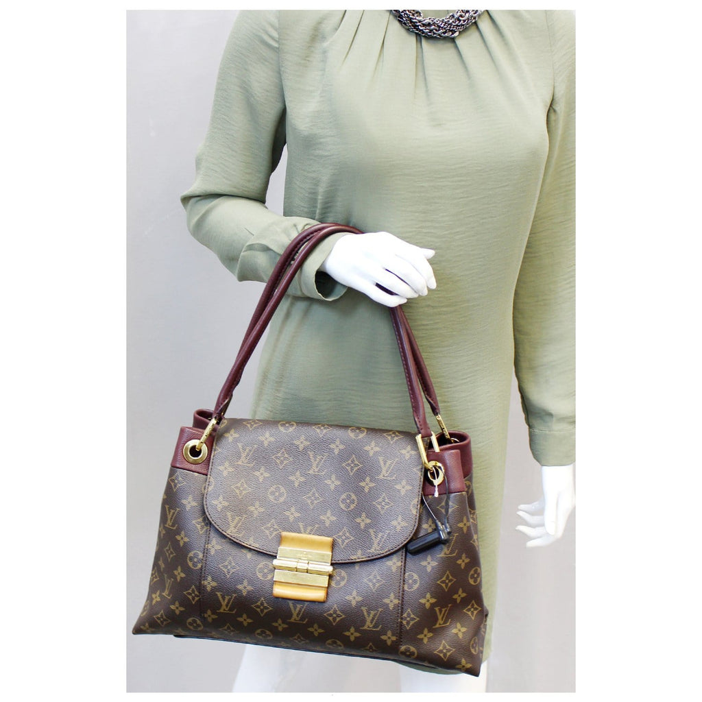 LOUIS VUITTON Olympe Monogram Canvas Satchel Shoulder Bag