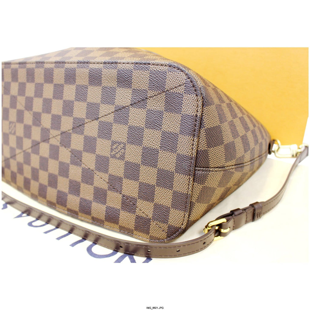 LOUIS VUITTON Siena GM Damier Ebene Shoulder Handbag
