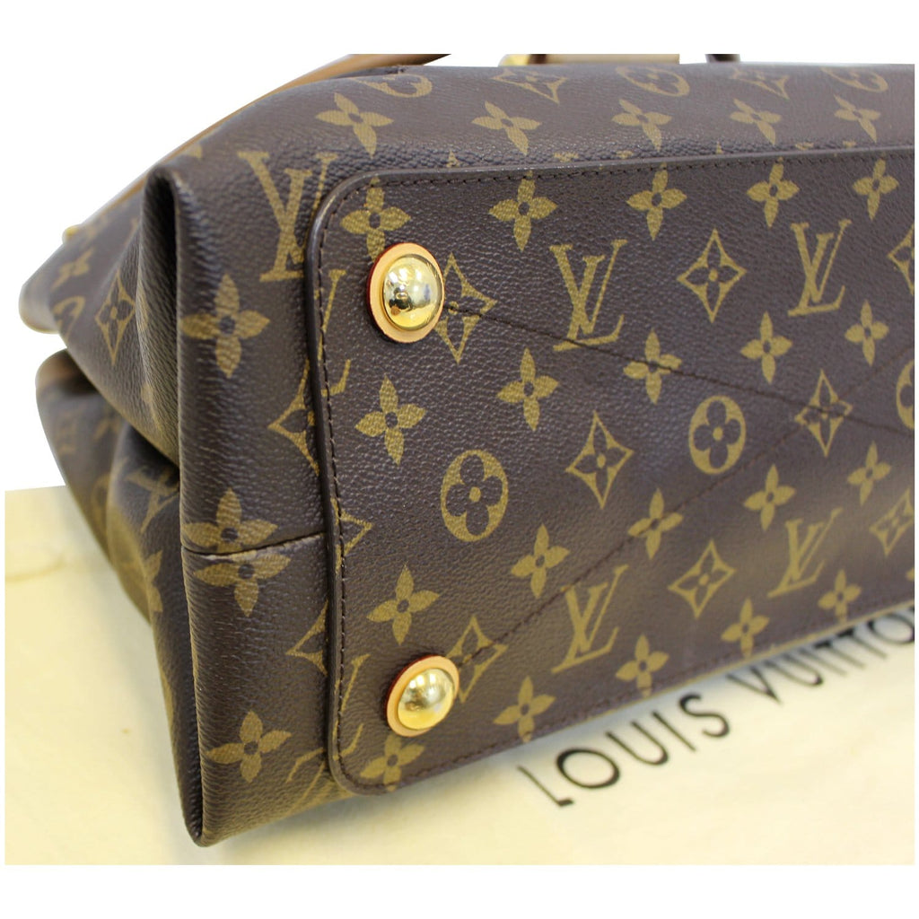 LOUIS VUITTON Olympe Camel Monogram Canvas Satchel Shoulder Bag