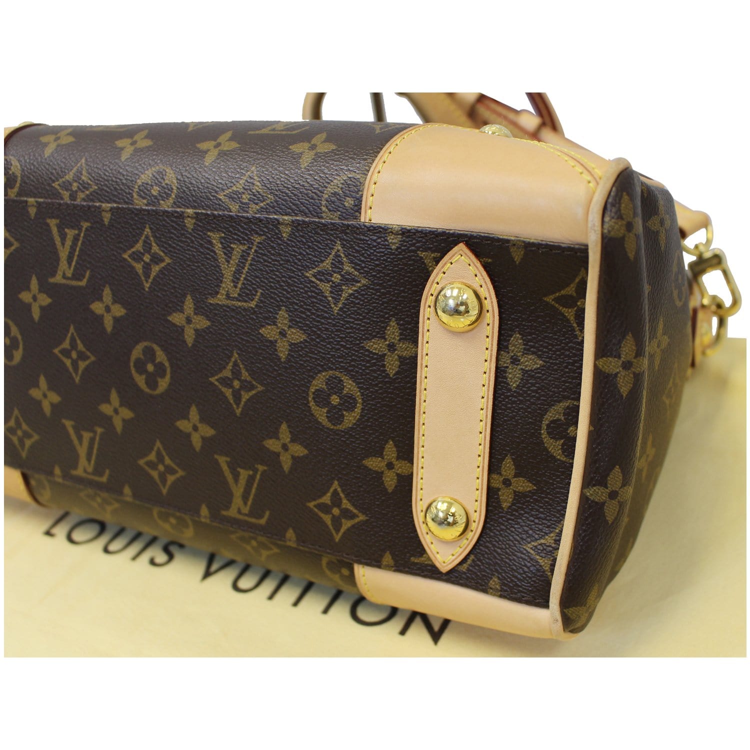 LOUIS VUITTON Retiro PM Monogram Canvas Shoulder Bag Brown