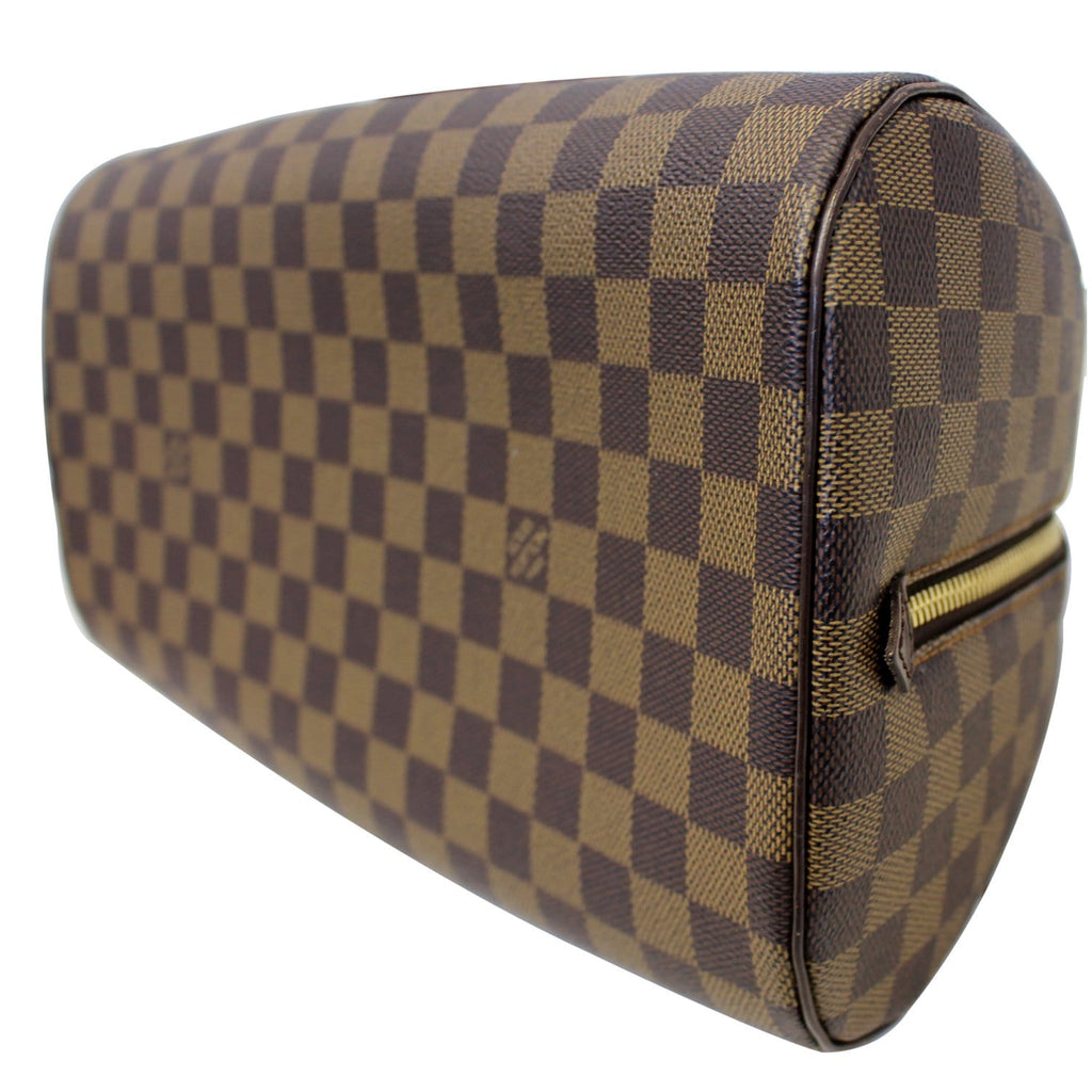 LOUIS VUITTON Ribera MM Damier Ebene Brown Satchel Bag