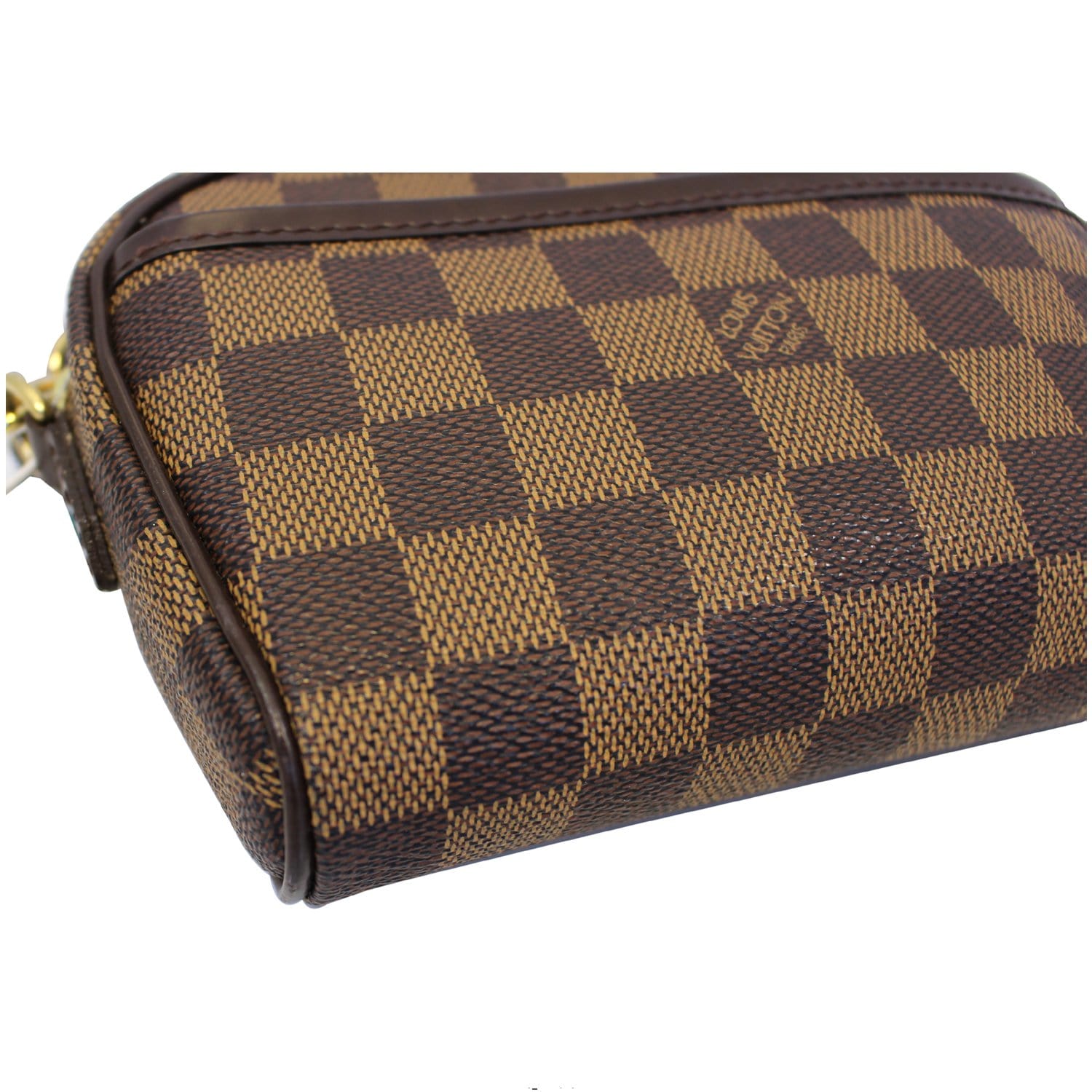 LOUIS VUITTON Pochette Ipanema Damier Ebene Crossbody Bag