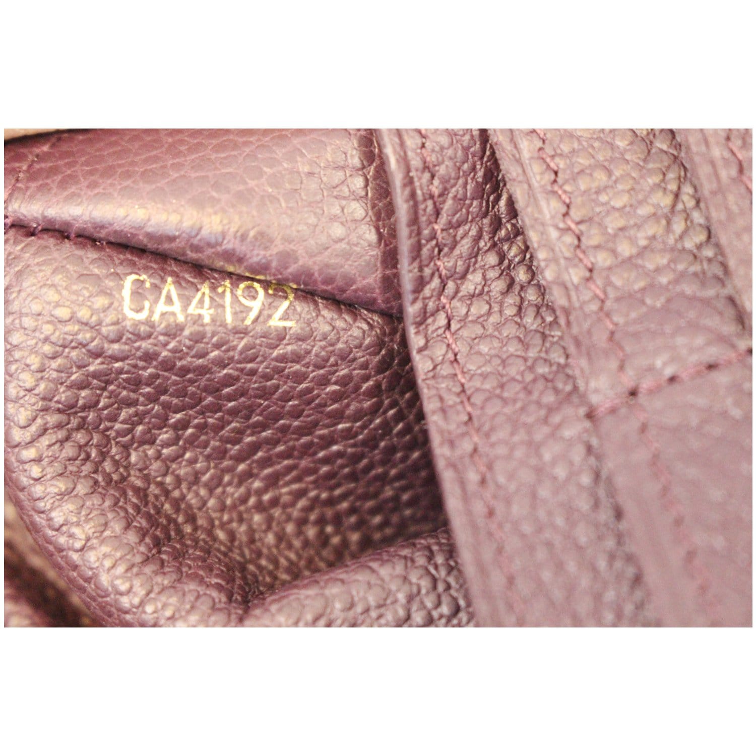 Louis Vuitton Empreinte Leather Trifold Wallet Purple