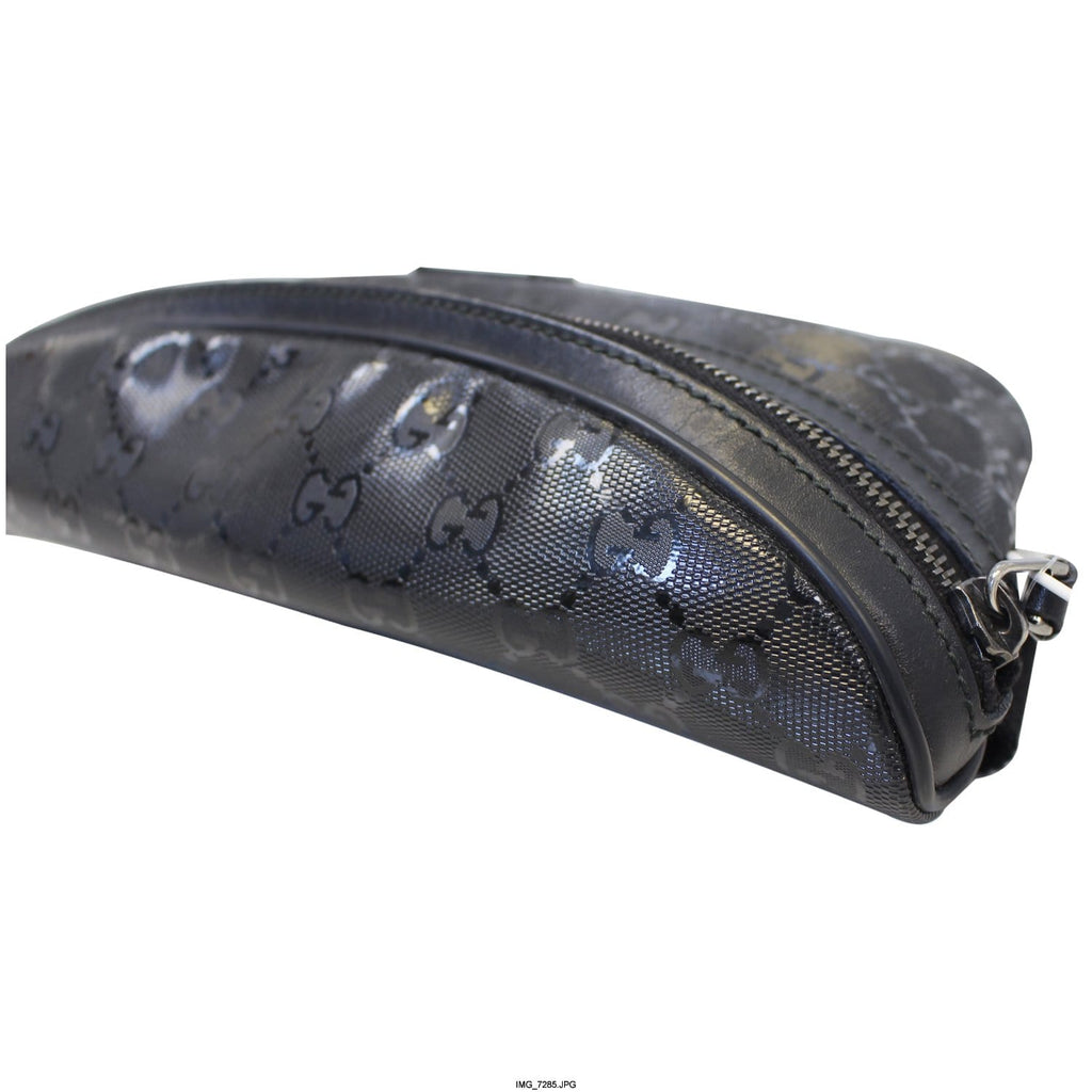 GUCCI Gucci Imprime Monogram Waist Bum Bag Black 233269