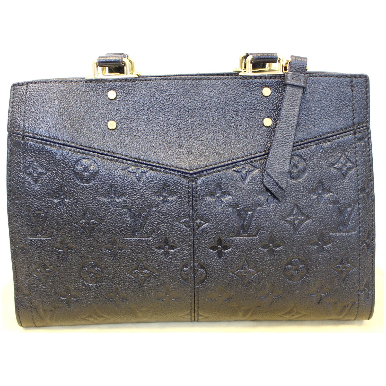 LOUIS VUITTON Sully PM Empreinte Black Leather Shoulder Handbag