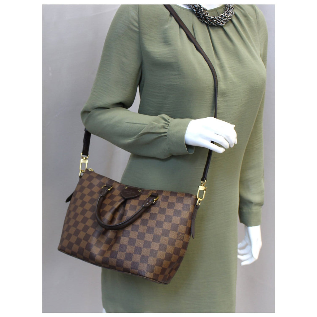 LOUIS VUITTON Siena PM Damier Ebene Shoulder Handbag
