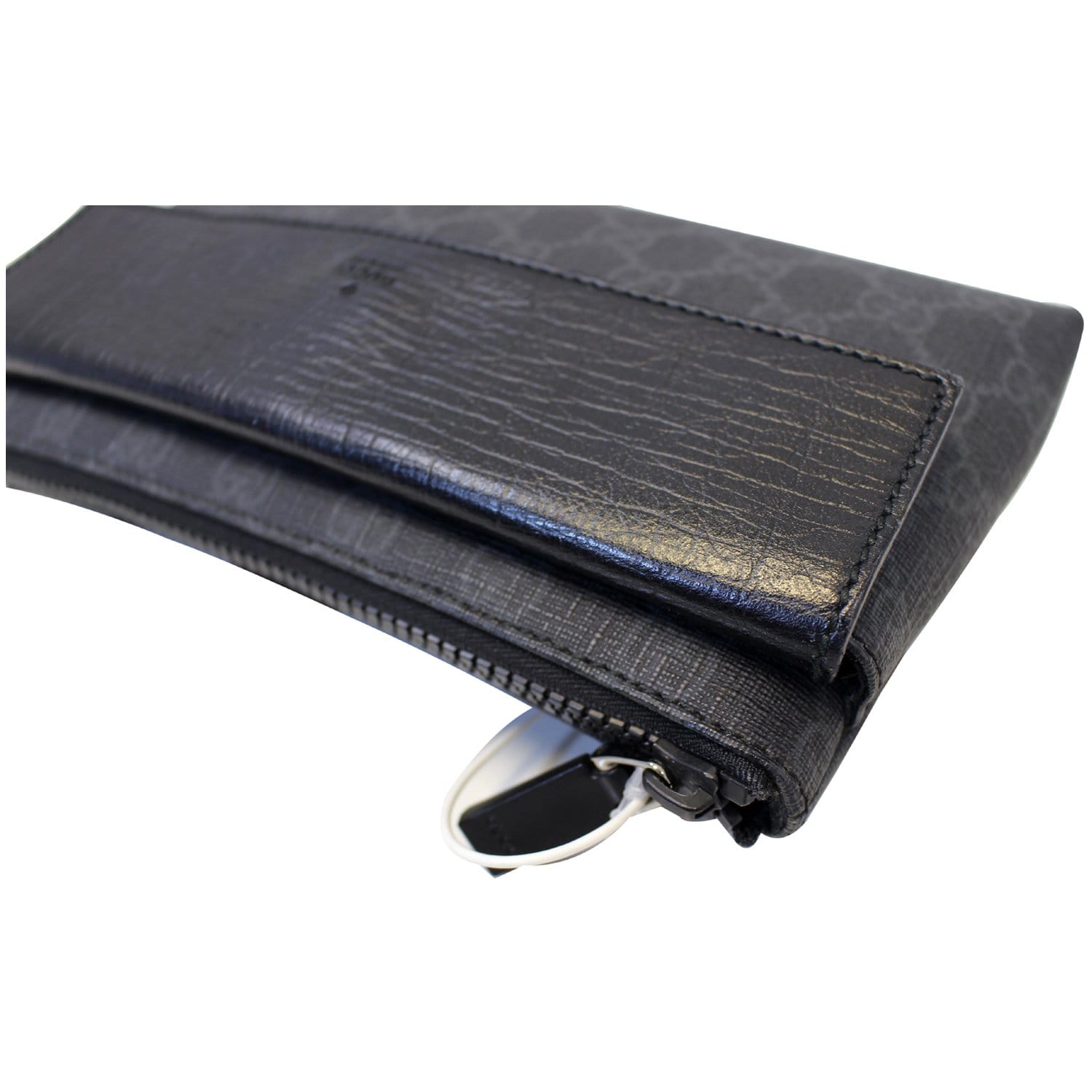 GUCCI Gucci Supreme Monogram Waist Bum Bag Black 161833