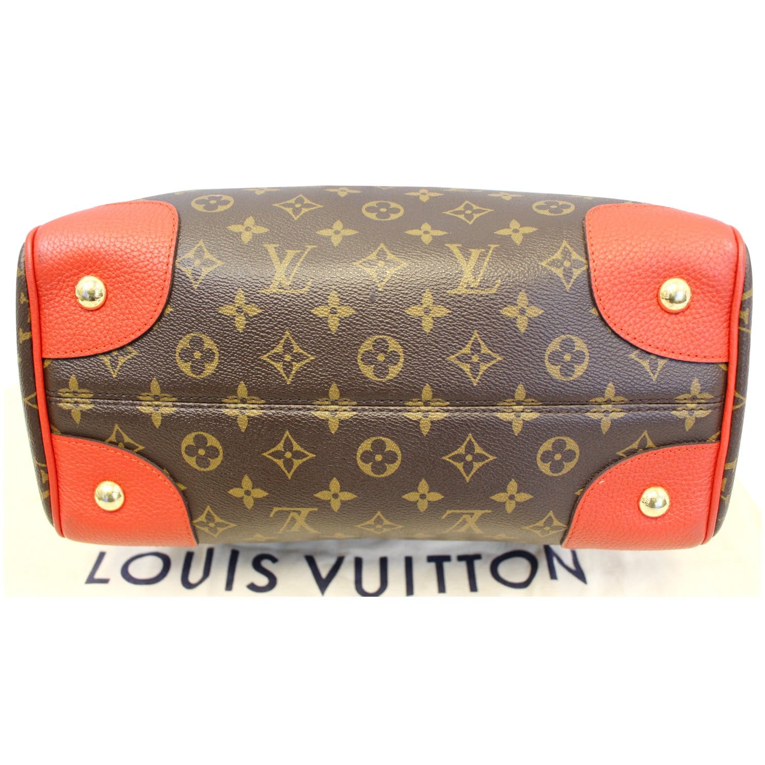 LOUIS VUITTON Retiro NM Monogram Shoulder Bag Coquelicot