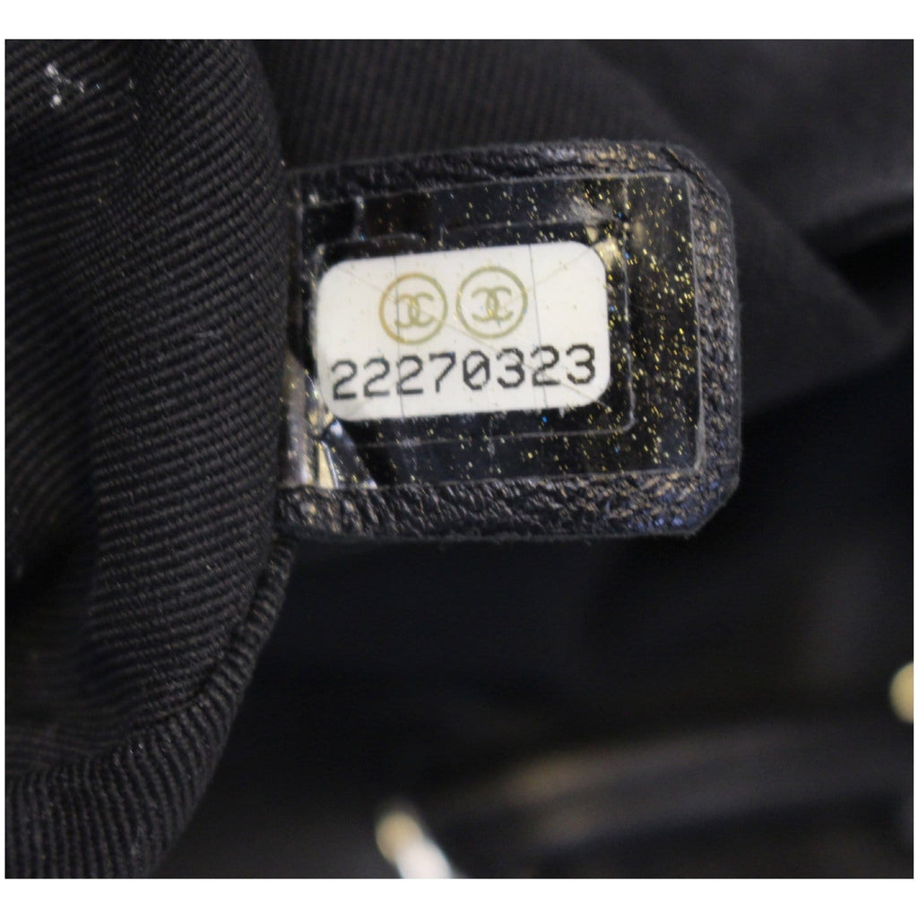 Chanel Urban Spirit  Leather Backpack Bag Black