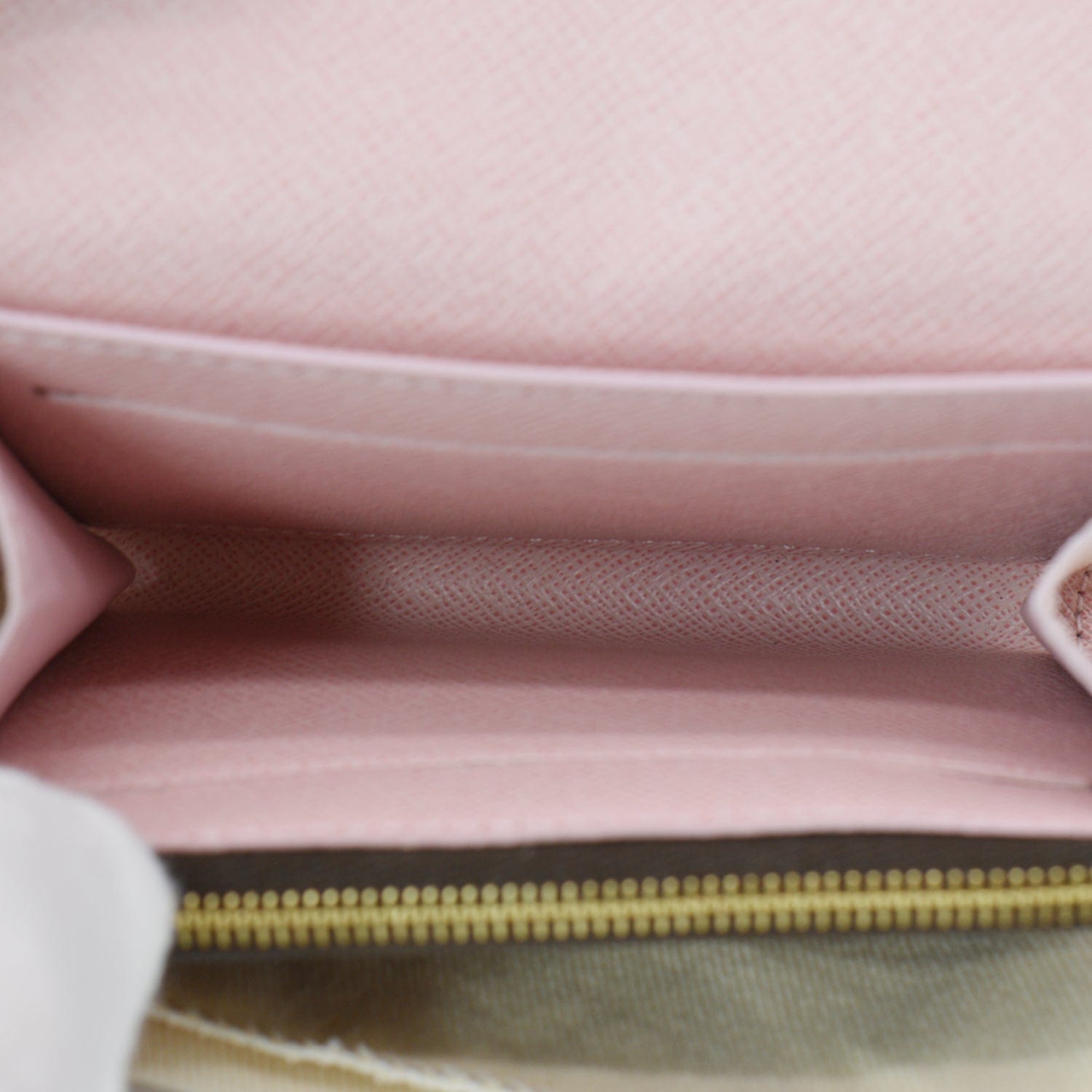 LOUIS VUITTON Rosalie Monogram Canvas Coin Wallet Rose Ballerine