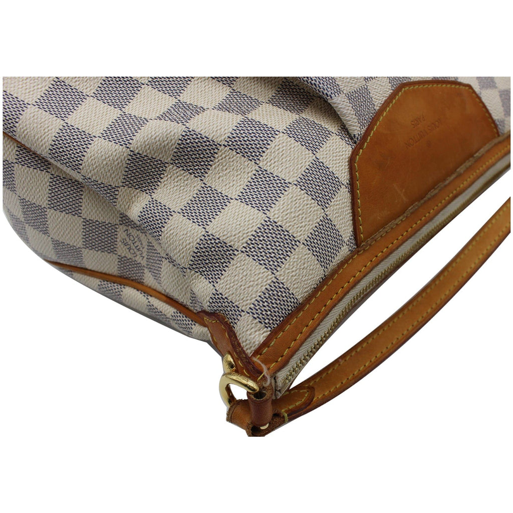 LOUIS VUITTON Damier Azur Siracusa PM Shoulder Bag