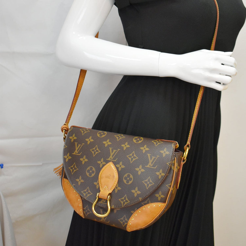 LOUIS VUITTON Saint Cloud NM MM Monogram Canvas Crossbody Bag Brown  - Hot Deals